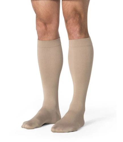 Sigvaris 863C Men's Ribbed Opaque, 30-40 mmHg, Knee High, Closed Toe - Image 2