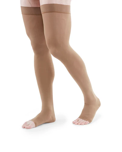 Duomed Advantage, 15-20 mmHg, Thigh High, Open Toe - Image 4