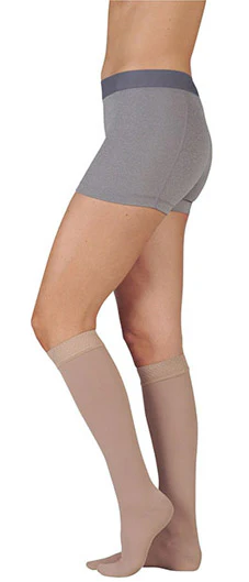 Juzo Dynamic MAX Knee High, 20-30 mmHg, 5 cm Silicone Band (3511MXADFF5SB) - Image 3