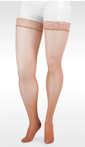 Juzo 5140 Attractive Sheer Thigh High, 15-20 mmHg (5140AG)