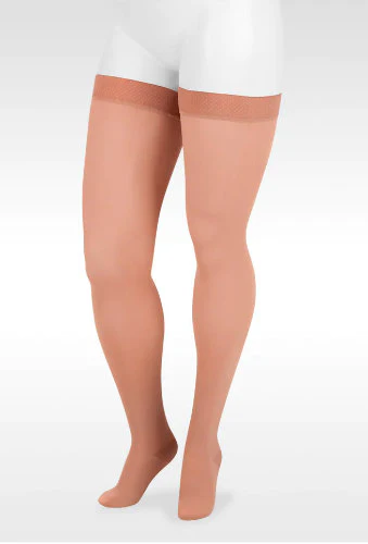 Juzo Dynamic Thigh High, 20-30 mmHg, 5 cm Silicone Band (3511AGFFSB)