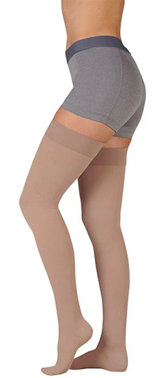 Juzo Dynamic Thigh High, 20-30 mmHg, 5 cm Silicone Band (3511AGFFSB) - Image 3