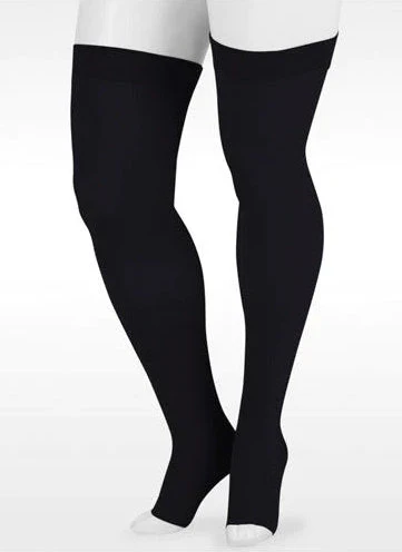 Juzo Dynamic MAX Thigh High, 20-30 mmHg, 5 cm Silicone Band, Open Toe (3511MXAGSB) - Image 2