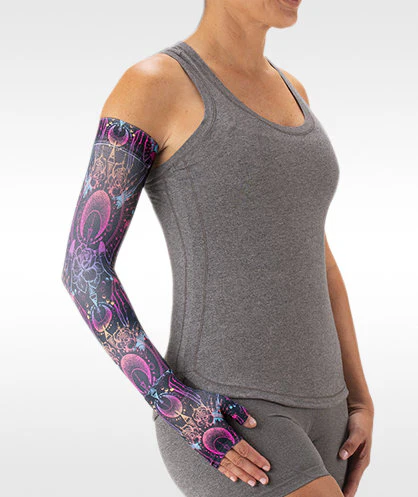 Juzo Soft Arm Sleeve w/Silicone Band (LUMINESCENT)