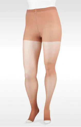 Juzo Naturally Sheer Pantyhose, 20-30 mmHg, Open Toe (2101AT) - Image 2