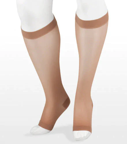 Juzo Naturally Sheer Knee High, 30-40 mmHg, Open Toe (2102AD) - Image 2