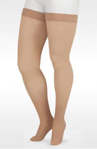 Juzo Soft Thigh High, 20-30 mmHg, Silicone Band (2001AGFFSB)