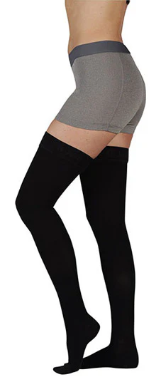 Juzo Soft Thigh High, 30-40 mmHg, Silicone Band (2002AGFFSB) - Image 6