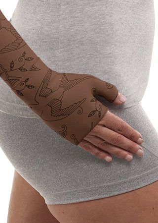 Juzo Soft Gauntlet w/Thumb (BIRD HENNA-CHESTNUT)