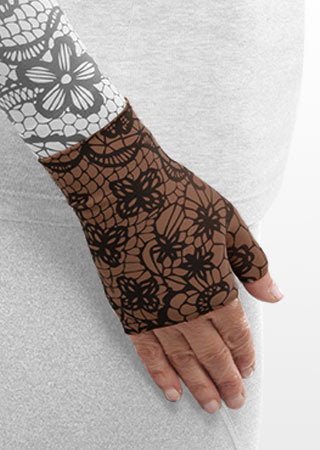 Juzo Soft Gauntlet w/Thumb (MOSAIC HENNA-CHESTNUT)