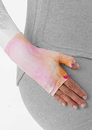 Juzo Soft Gauntlet w/Thumb (PINK ORCHID)