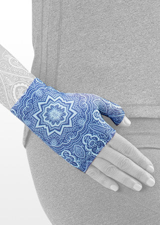 Juzo Soft Gauntlet w/Thumb (VINTAGE BLUE)