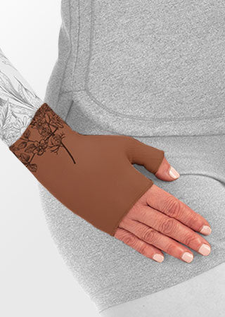 Juzo Soft Gauntlet w/Thumb (WILDFLOWER HENNA-CHESTNUT)