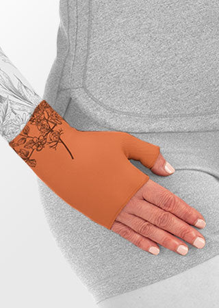 Juzo Soft Gauntlet w/Thumb (WILDFLOWER HENNA-CINNAMON)