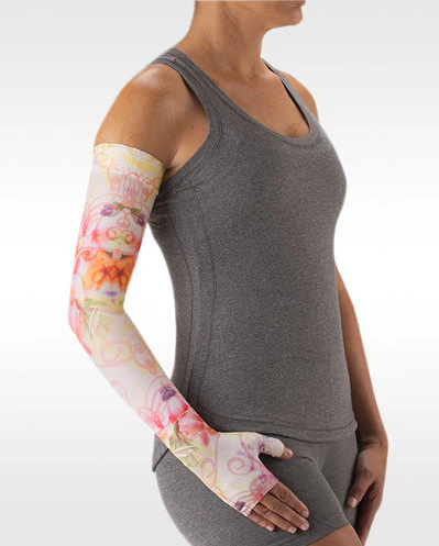 Juzo Soft Arm Sleeve w/Silicone Band (SPRING SWIRL)