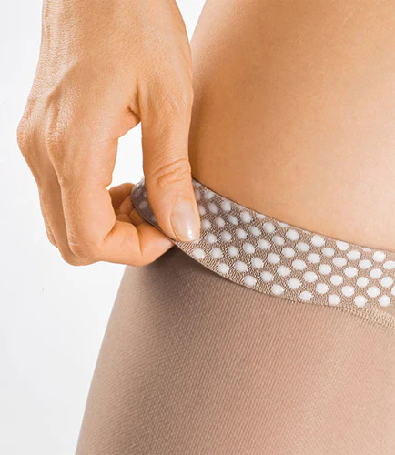 Mediven Assure, 15-20 mmHg, Thigh High w/Beaded Silicone Band, Closed Toe - Image 3