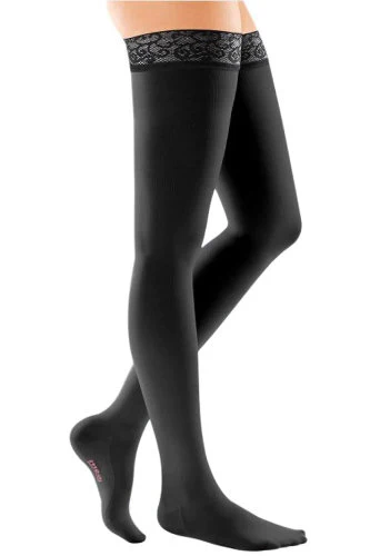 Mediven Comfort, 20-30 mmHg, Thigh High w/Lace Top Band, Closed Toe - Image 4