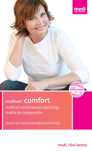 Mediven Comfort, 30-40 mmHg, Thigh High w/Beaded Silicone Band, Closed Toe - Image 4