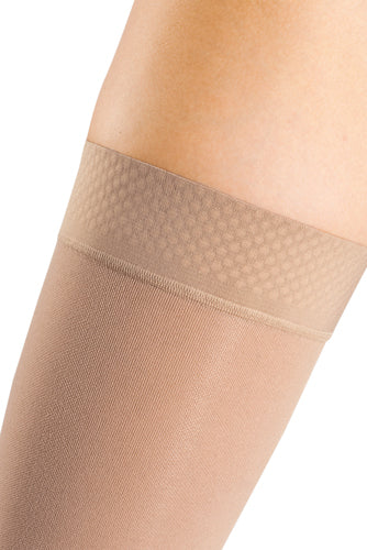 Mediven Forte, 30-40 mmHg, Thigh High, Beaded Silicone Band, Open Toe - Image 3