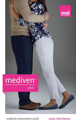 Mediven Plus, 20-30 mmHg, Thigh High, Beaded Silicone Band, Closed Toe - Image 3