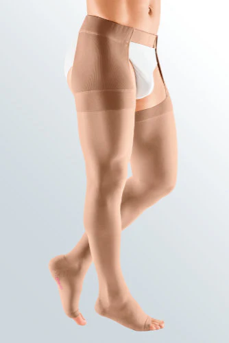 Mediven Plus, 20-30 mmHg, Thigh w/Waist Attachment, Open Toe - Image 5