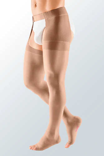Mediven Plus, 20-30 mmHg, Thigh w/Waist Attachment, Open Toe - Image 6