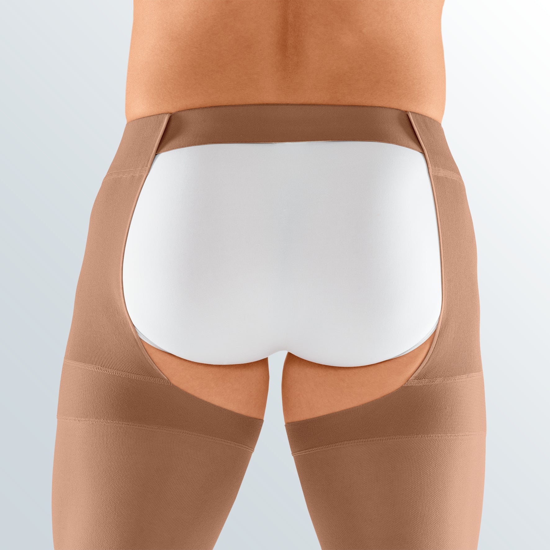 Mediven Plus, 20-30 mmHg, Thigh w/Waist Attachment, Open Toe - Image 7