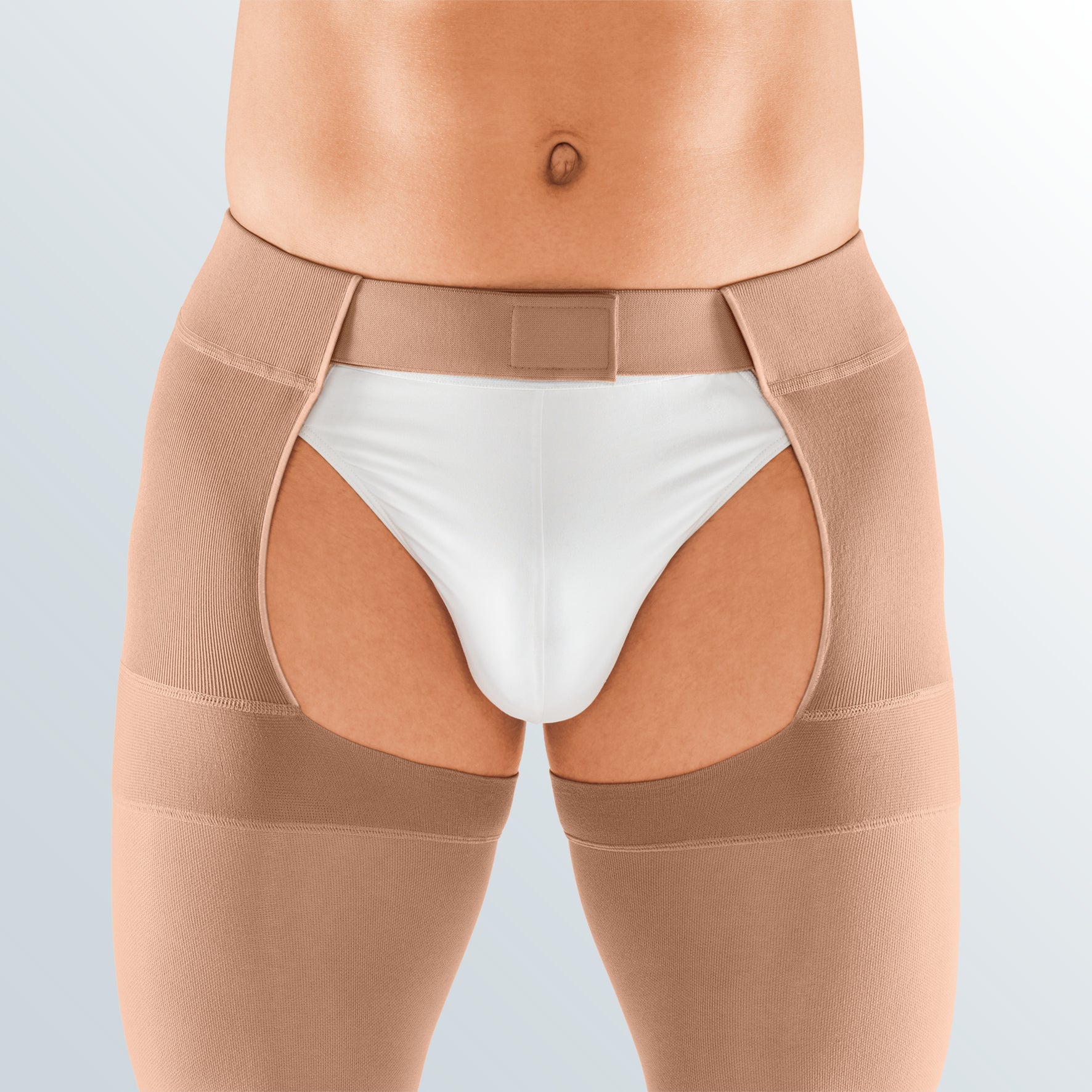 Mediven Plus, 20-30 mmHg, Thigh w/Waist Attachment, Open Toe - Image 8