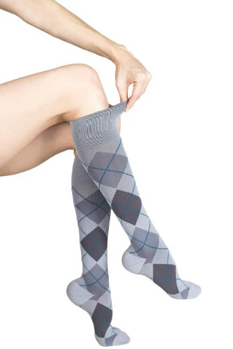 Mediven Rejuva Argyle, Knee High, Closed Toe
