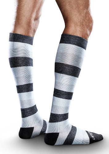 PATTERNED Core-Spun, 15-20 mmHg, Knee High, Closed Toe - Image 7