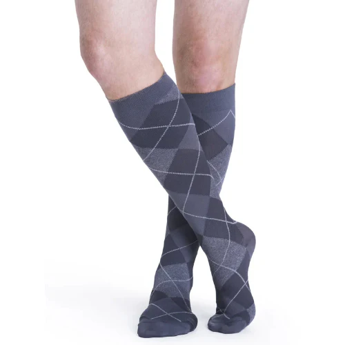 Sigvaris 183C Men's Microfiber Shades 15-20 mmHg Knee High - Image 4