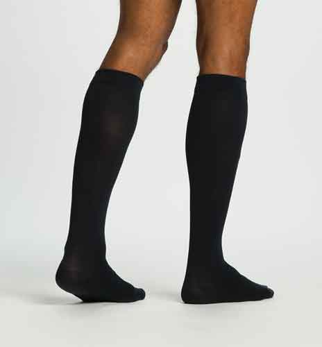 Sigvaris 222C Sea Island Cotton for Men, 20-30 mmHg, Knee High, CT