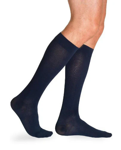 Sigvaris 233C Cotton for Men, 30-40 mmHg, Knee High, Closed Toe - Image 3