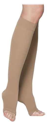 Sigvaris 233CO Cotton (Unisex), 30-40 mmHg, Knee High, Open Toe - Image 3