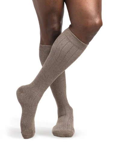 Sigvaris 252CM Style Linen for Men, 20-30 mmHg, Knee High, CT
