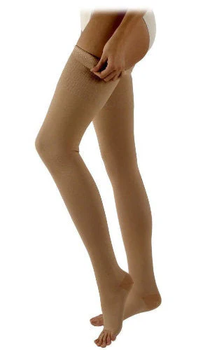 Sigvaris 505T Natural Rubber Thigh High 50-60 mmHg, Open Toe - Image 3