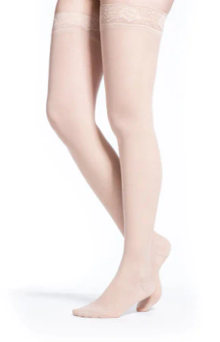 Sigvaris 781N Sheer, 15-20 mmHg, Thigh High, Grip Top, Closed Toe - Image 8