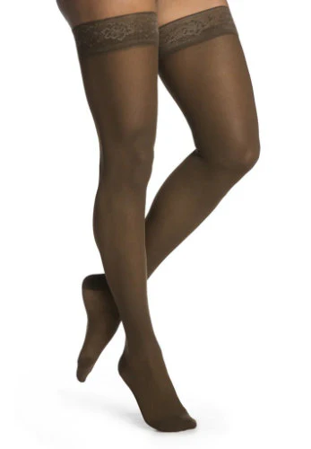 Sigvaris 783N Sheer, 30-40 mmHg, Thigh High, Grip Top, Closed Toe - Image 4
