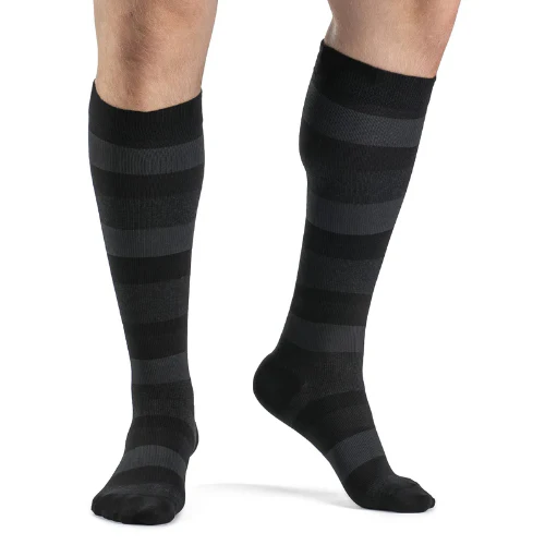 Sigvaris 832CW Microfiber Patterns Men's Knee High, 20-30 mmHg - Image 5