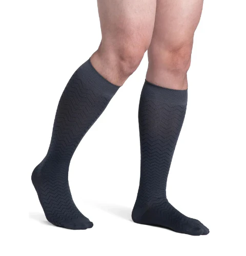Sigvaris 832CW Microfiber Patterns Men's Knee High, 20-30 mmHg - Image 9