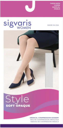 Sigvaris 841P Soft Opaque, 15-20 mmHg, Waist High, Closed Toe - Image 7