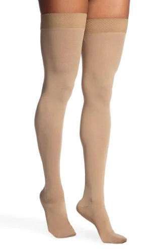 Sigvaris 863N Women's Opaque, 30-40 mmHg, Thigh High w/Silicone Band - Image 4
