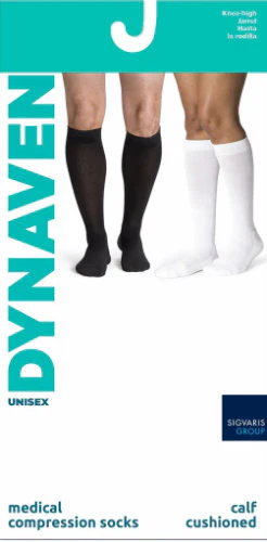 Sigvaris 961C Unisex Dynaven Cushioned, 15-20 mmHg, Knee High, Closed Toe - Image 3