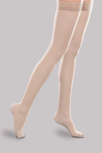 Therafirm Sheer Ease Women's Thigh Highs, 20-30 mmHg, Closed Toe - Image 4